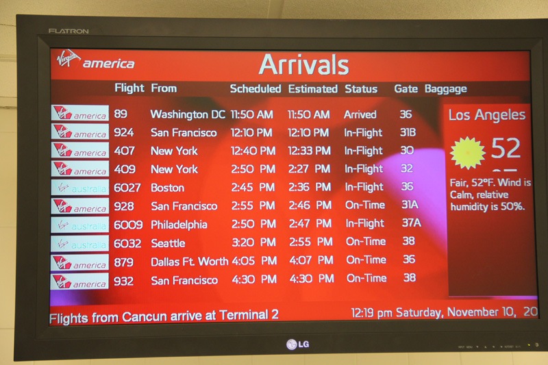 From San Francisco To Los Angeles With Virgin America